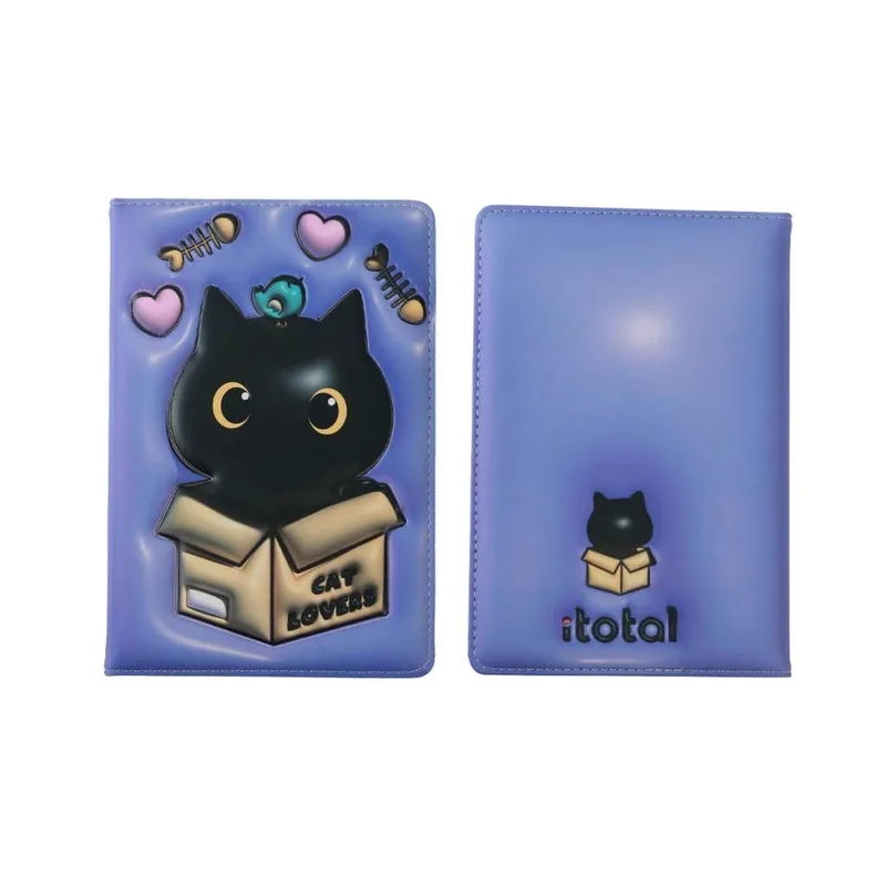 I-Total Σημειωματάριο 3D Squishy A5 Black Cat XL1840P 80gr 96Φ