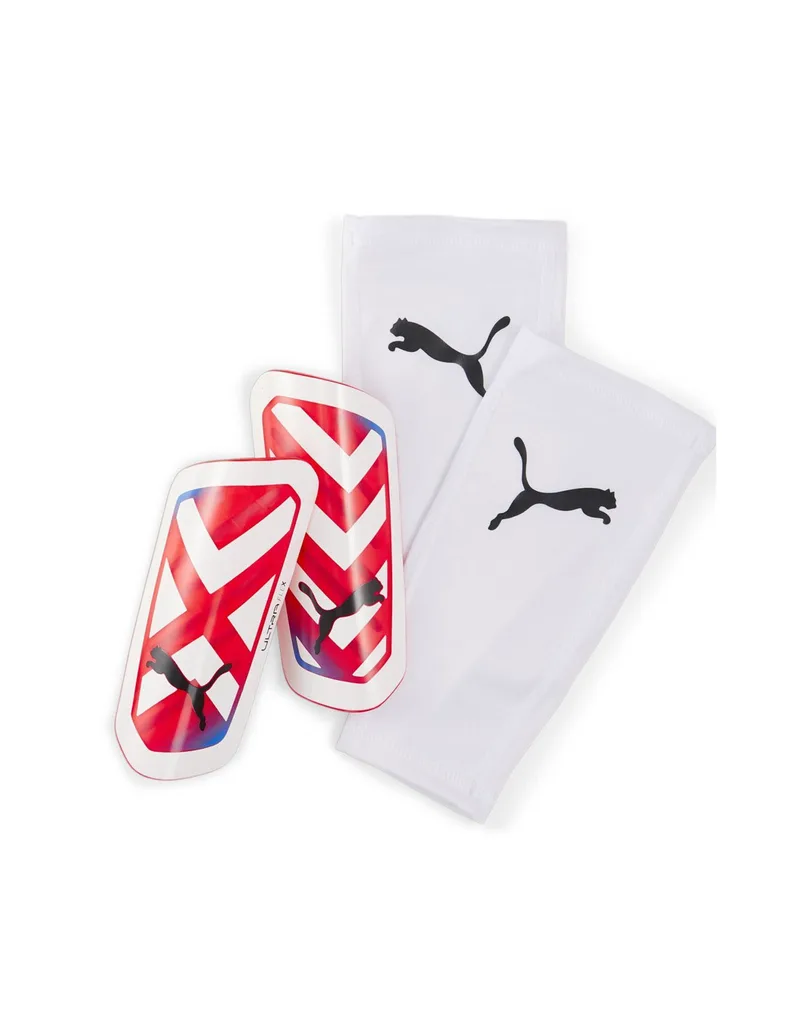 Puma Ultra Flex 030871-05 Επικαλαμίδες Ποδοσφαίρου Ενηλίκων Λευκές