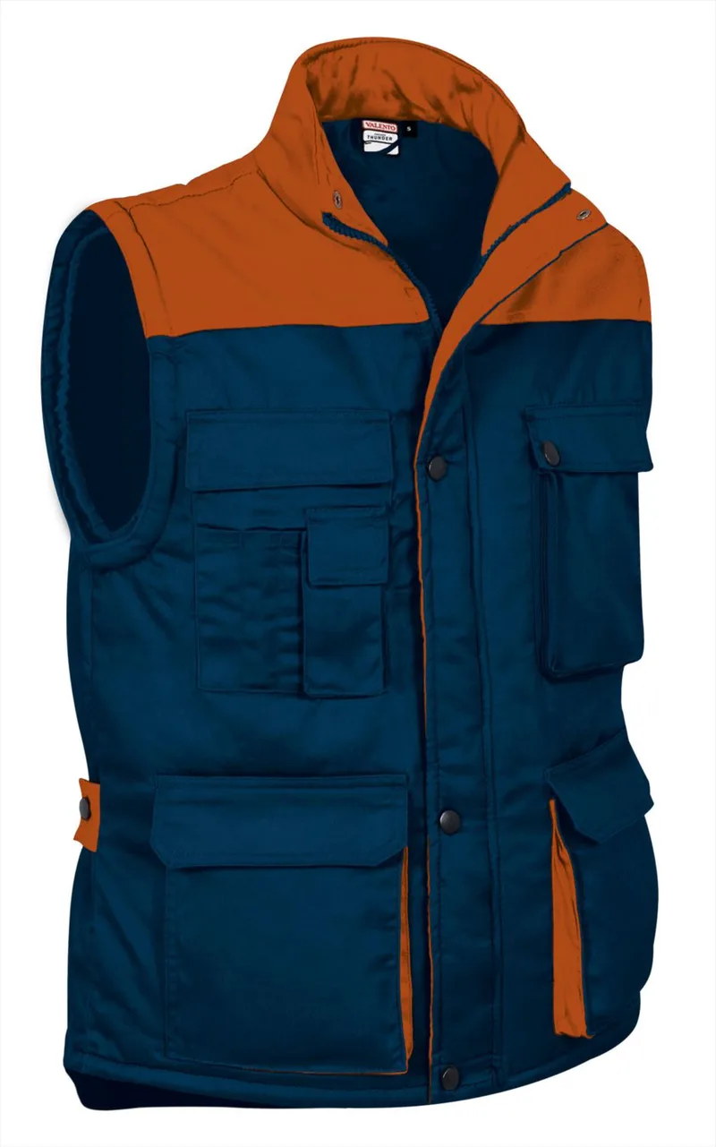 Γιλέκο THUNDER Valento CHVATHUMN Orion Navy Blue-Party Πορτοκαλί