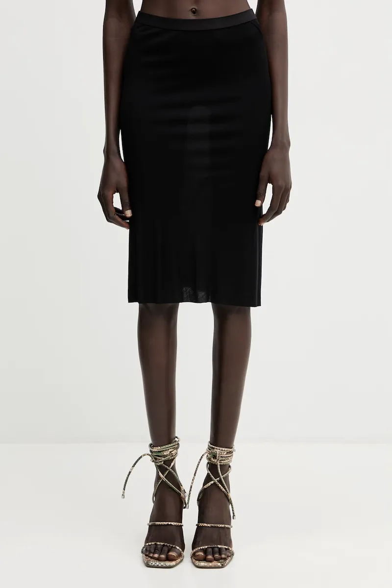Rick Owens Lilies φούστα με βισκόζη