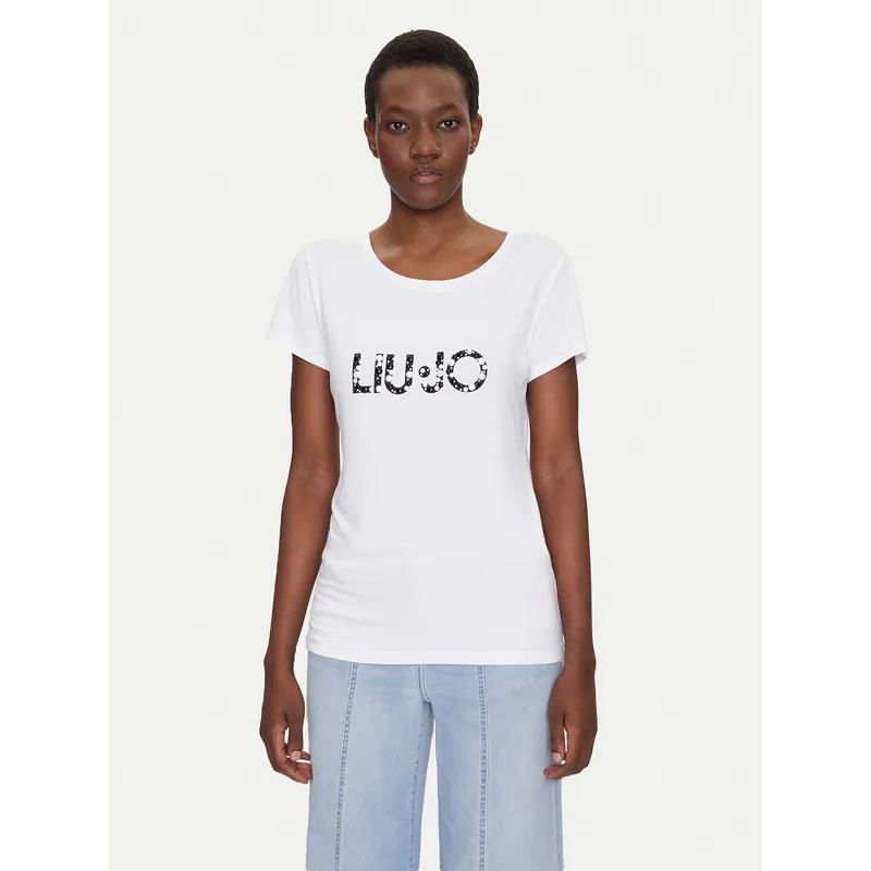 Liu Jo Beachwear T-Shirt VA5156 JS360 Λευκό Regular Fit