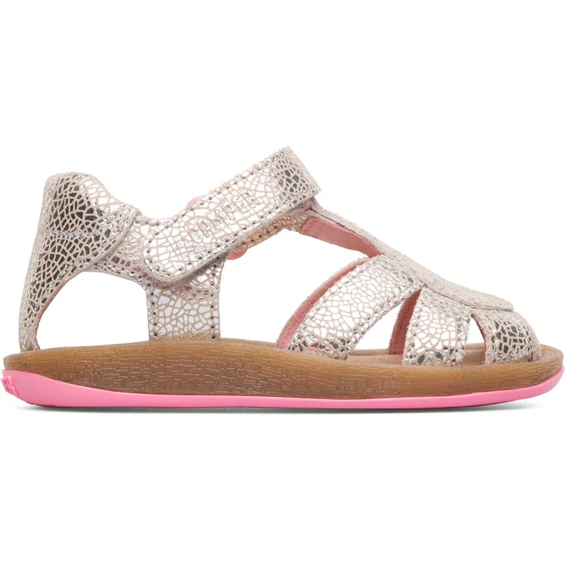 CAMPER Bicho - Πέδιλα Για Firstwalkers - Γκρι, Μέγεθος 20, Smooth leather