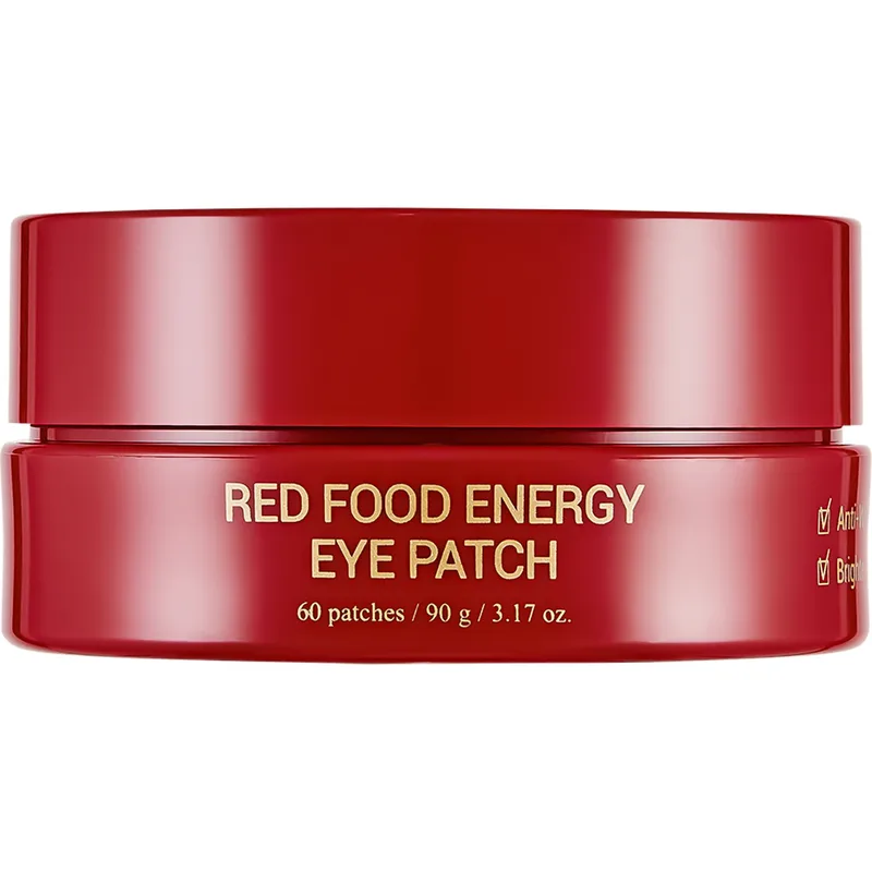 Yadah Red Food Energy Eye Patch Επιθέματα Ματιών Υψηλής Συγκέντρωσης με Αντιγηραντική Δράση 60 Τεμάχια