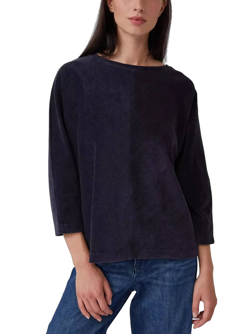 Γυναικείο Κοτλέ Φούτερ Navy Μπλε S.Oliver 2170099-5959