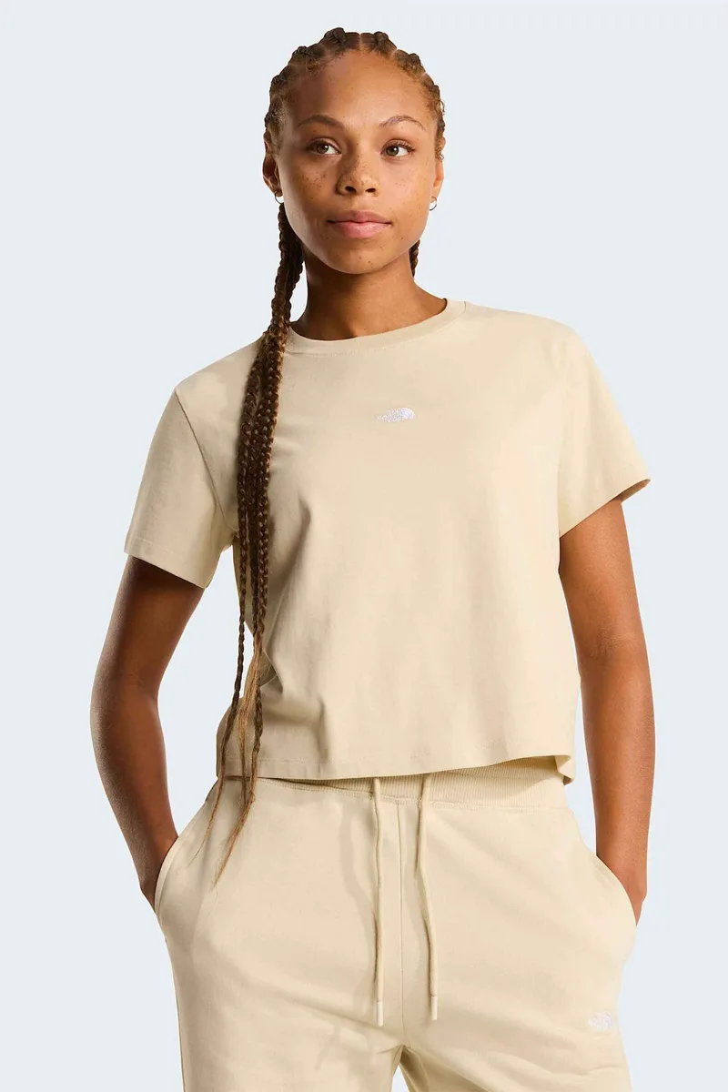 The North Face γυναικείο T-shirt "Essential Regular Cutie" - NF0A8GR1DOM1 Εκρού