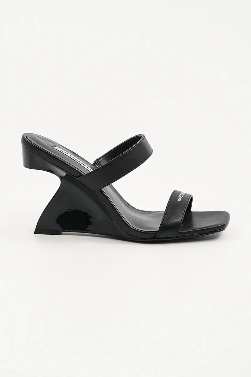 Δερμάτινες παντόφλες Karl Lagerfeld WAVERLY