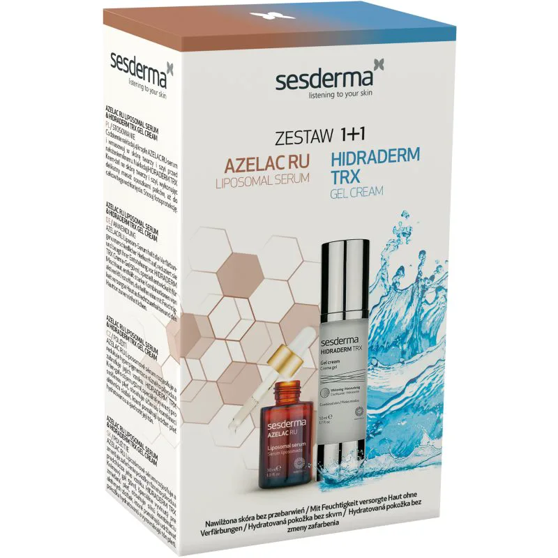 Sesderma Azelac RU + Hidraderm TRX Set χριστουγεννιάτικο σετ δώρου για την αντιμετώπιση των μαύρων κηλίδων