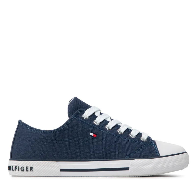 Sneakers Tommy Hilfiger Low Cut Lace-Up Sneaker T3X4-32207-0890 S Σκούρο μπλε