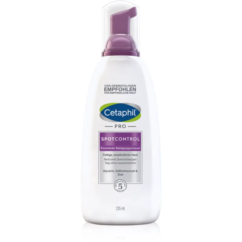 Cetaphil PRO SpotControl Oil Remowing Foam Wash καθαριστικός αφρός για λιπαρή και προβληματική επιδερμίδα 235 ml