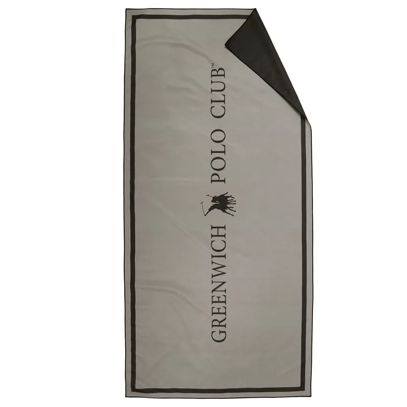 Greenwich polo club πετσετα θαλασσησ 80χ170 essential 5213 black, grey