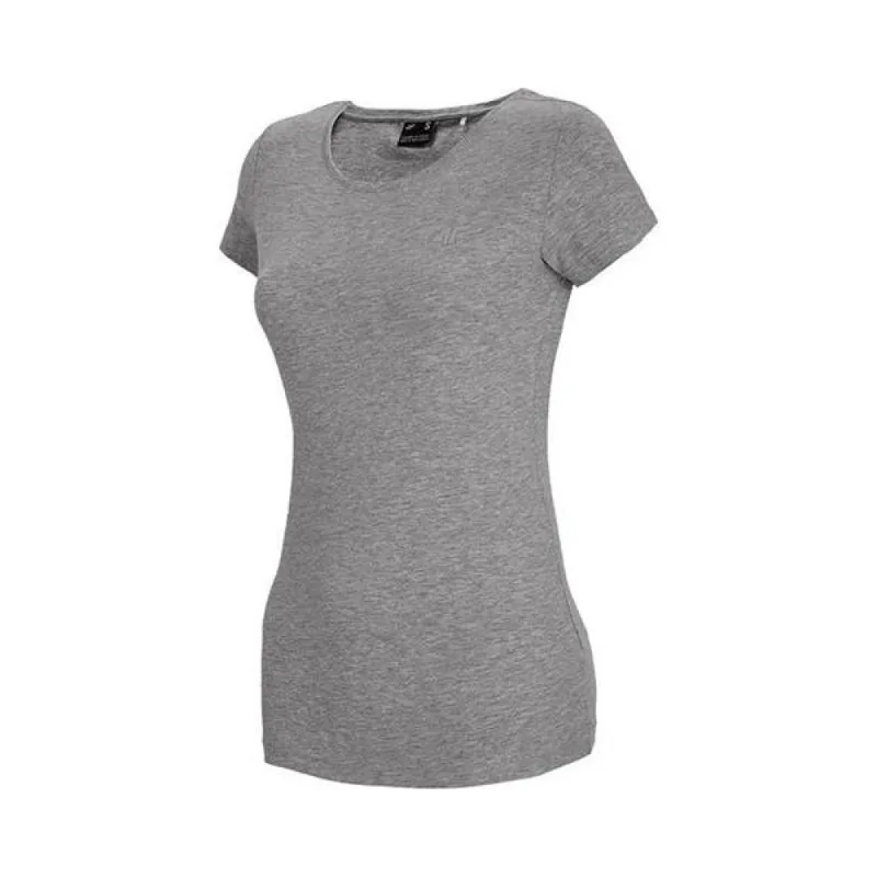 4F Γυναικείο Αθλητικό T-shirt Γκρι NOSH4-TSD001-27M