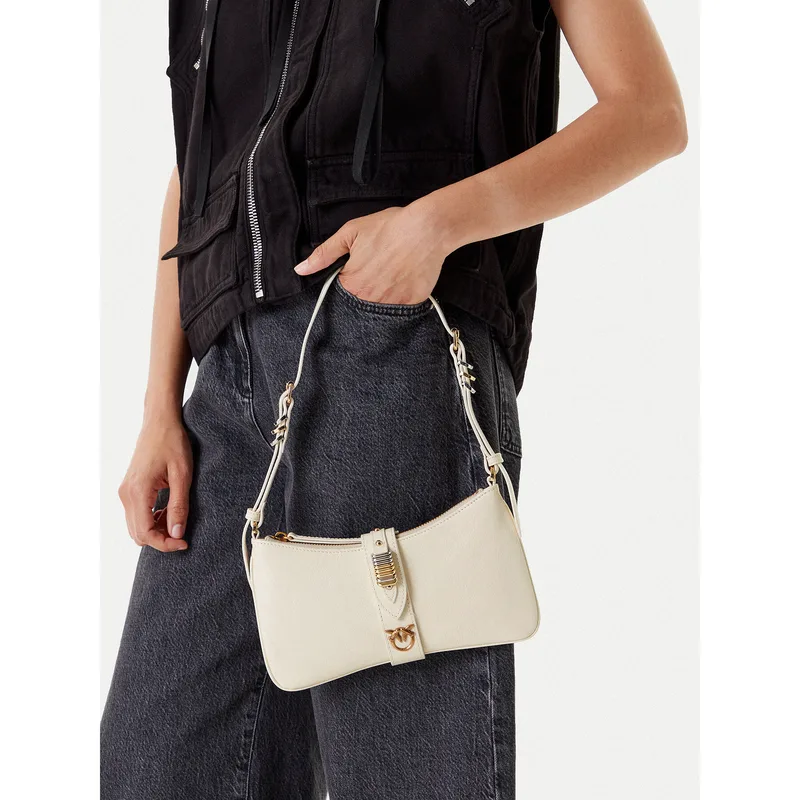 Τσάντα PINKO Arthemis Shoulder Mini . AI 24-25 PLTT 103512 A29V Εκρού