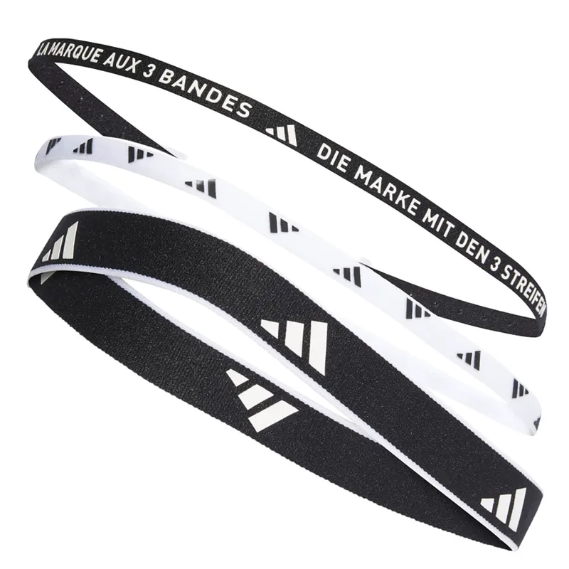 adidas Multiple Width Training Headbands 3 Per Pack