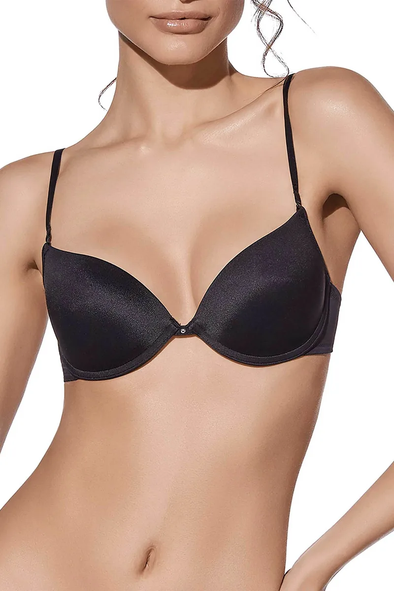 Selene γυναικείο σουτιέν Push Up "Natalia" Cup B - SELE-NATALIA/B Μαύρο