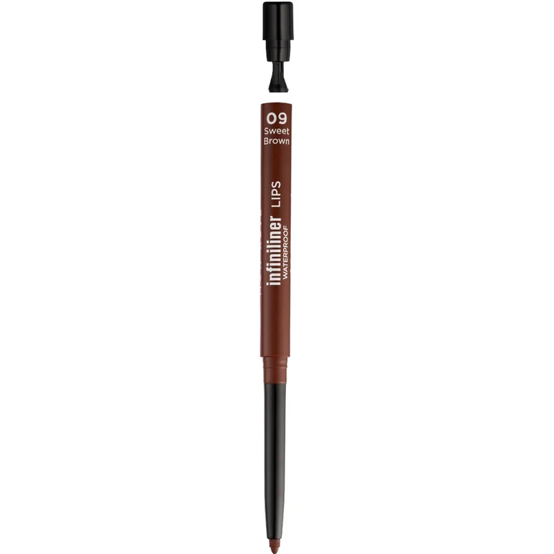 Mon Reve Infiniliner Lips Waterproof Gel Lip Pencil Αδιάβροχο Μαλακό Κρεμώδες Μολύβι Χειλιών Μακράς Διάρκειας 0.3g - 09 Sweet Brown