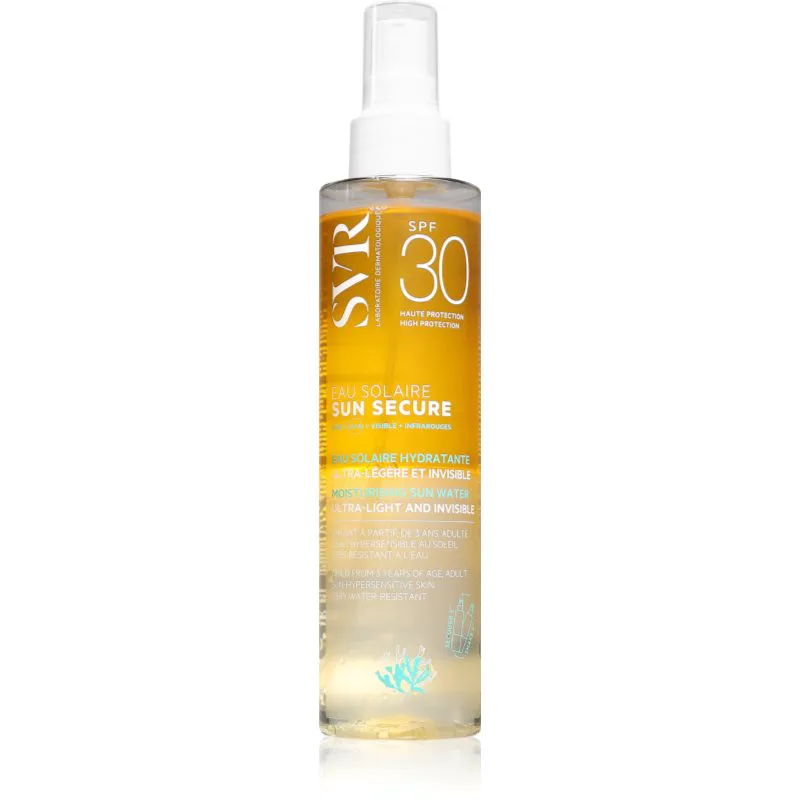 SVR Sun Secure Sun Water ελαφρύ αντηλιακό σπρέι SPF 30 200 ml