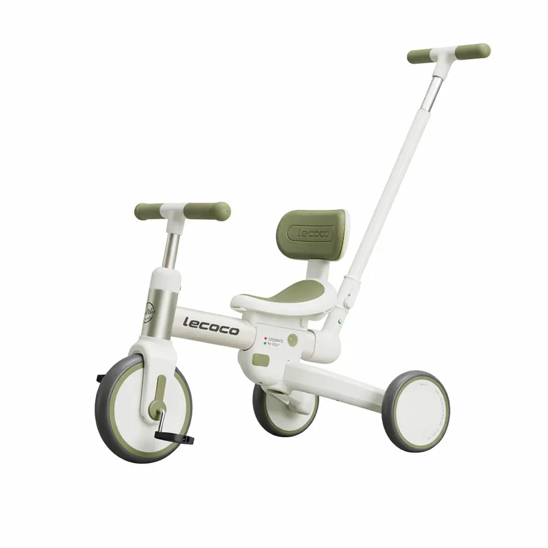 Τρίκυκλο Πολυλειτουργικό Lecoco C-walker S3 Πράσινο Ποδήλατο Ισσοροπίας L-693002