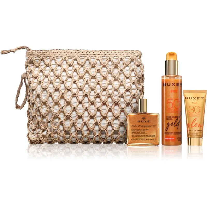 Nuxe Golden Summer Routine Σετ για ηλιοθεραπεία