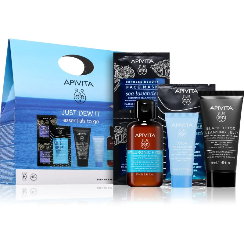 Apivita Just Dew It Set ταξιδιωτικό σετ για έντονη ενυδάτωση