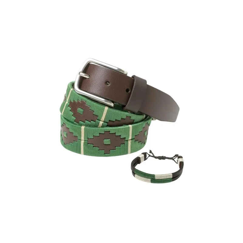 Ζώνη Pelpe POLO GB Cinturón argentino FBM Πράσινο