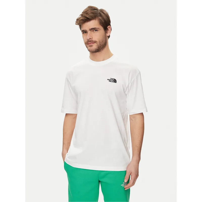 The North Face T-Shirt Simple Dome NF0A87NR Λευκό Oversize