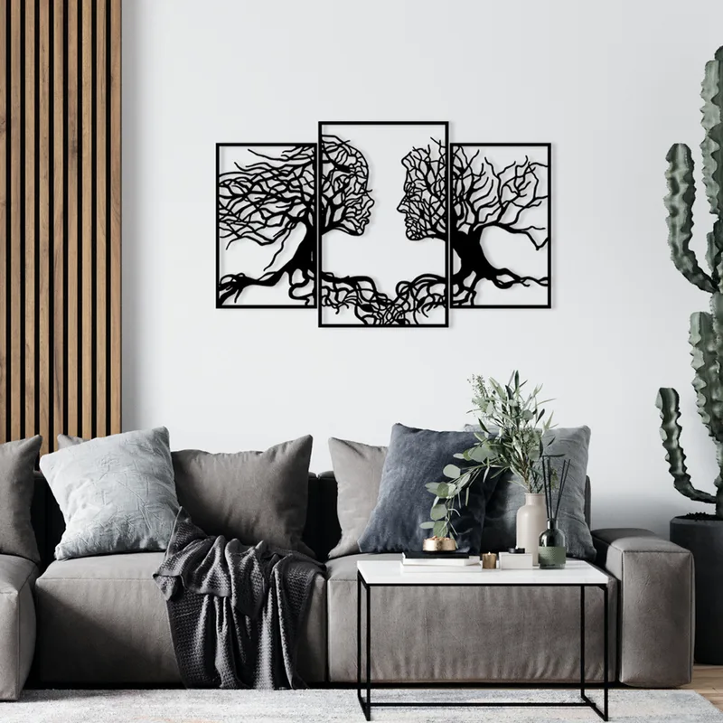 Μεταλλικό Διακοσμητικό Τοίχου Love Tree 279Enz1114 116x71 cm