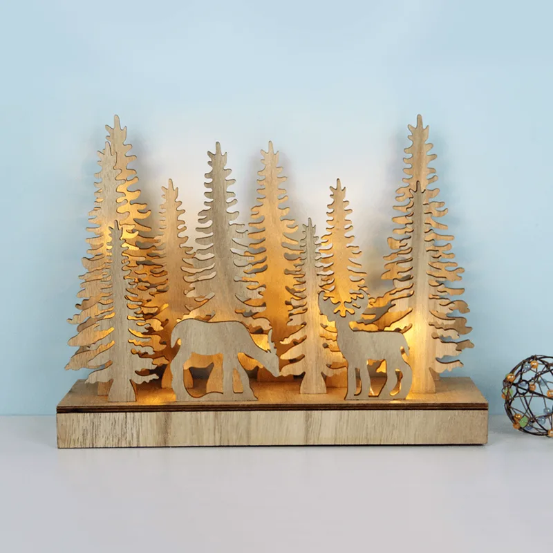 Χριστουγεννιάτικο Διακοσμητικό Με Led Aca Polywood Xmas Scenery X05221105