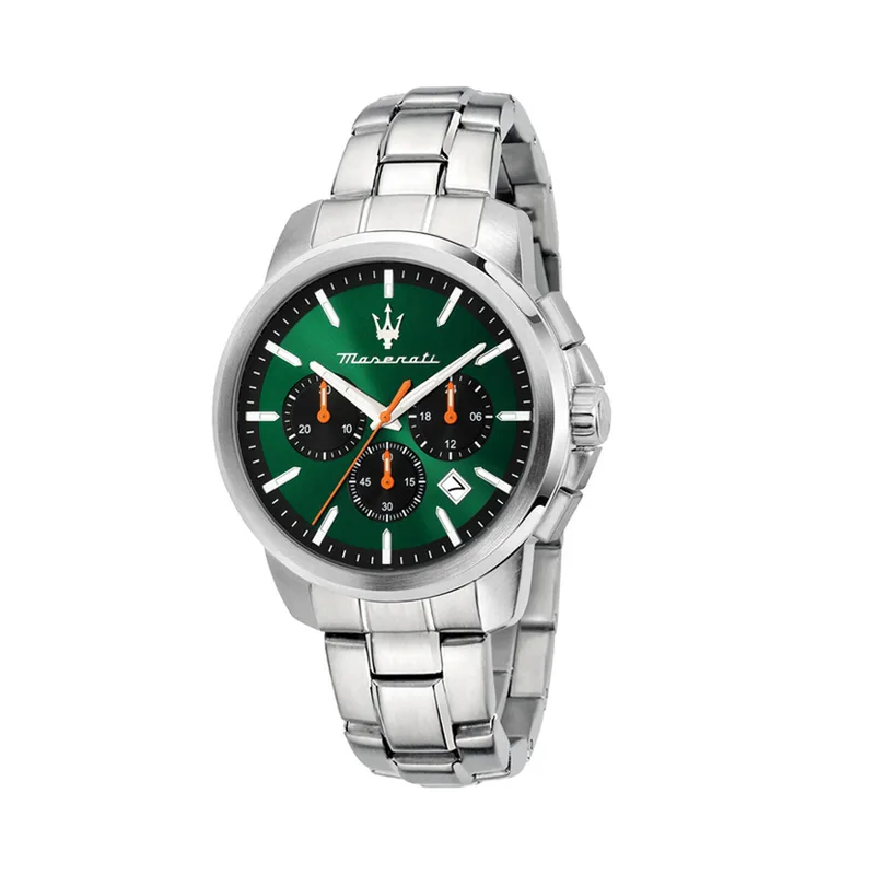 Ρολόι Maserati Successo Chronograph R8873621043 Ασημί