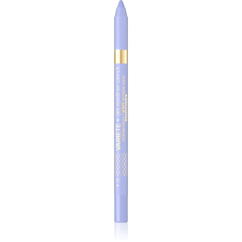 Eveline Cosmetics Variété αδιάβροχο τζελ μολύβι για τα μάτια απόχρωση 13 Blue Sky 1 τμχ