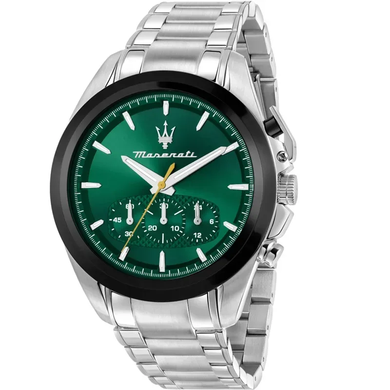 Ανδρικό ρολόι Maserati Traguardo Chronograph Stainless Steel Bracelet R8873612065 R8873612065 Ατσάλι