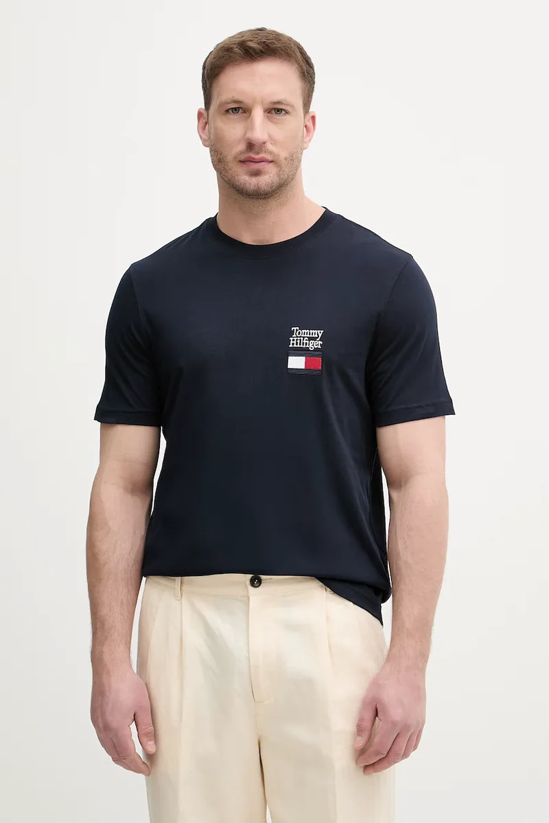 Tommy Hilfiger basic t-shirt ανδρικό βαμβακερό