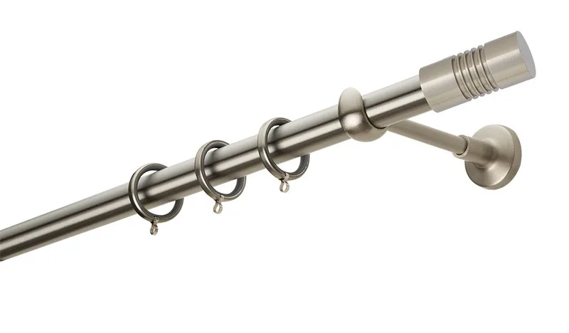Κουρτινόβεργα Zogometal Easy Line E0435 Νίκελ Ματ