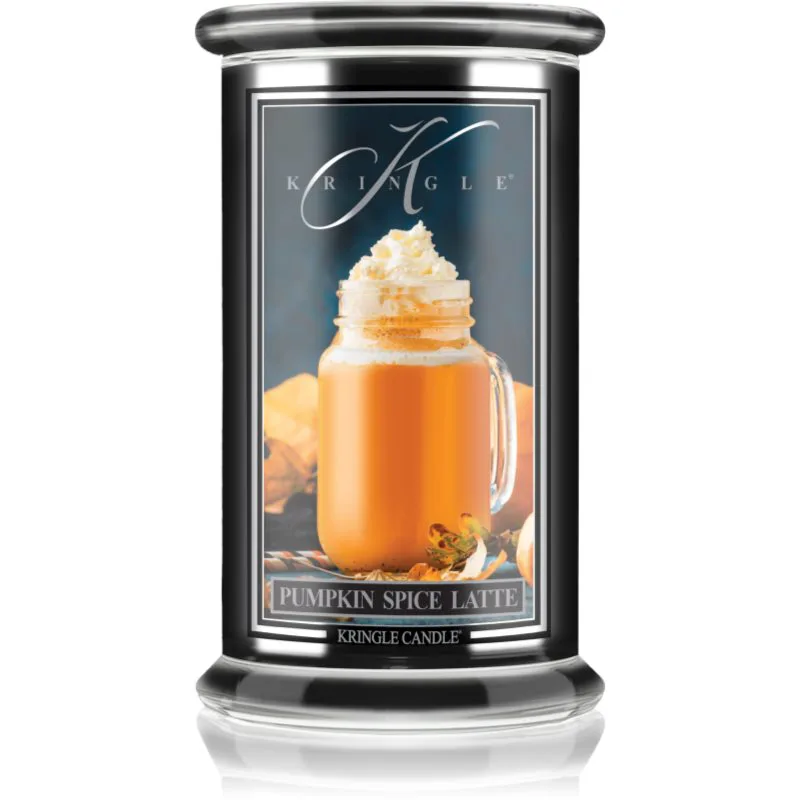 Kringle Candle Pumpkin Spice Latte αρωματικό κερί 623 γρ