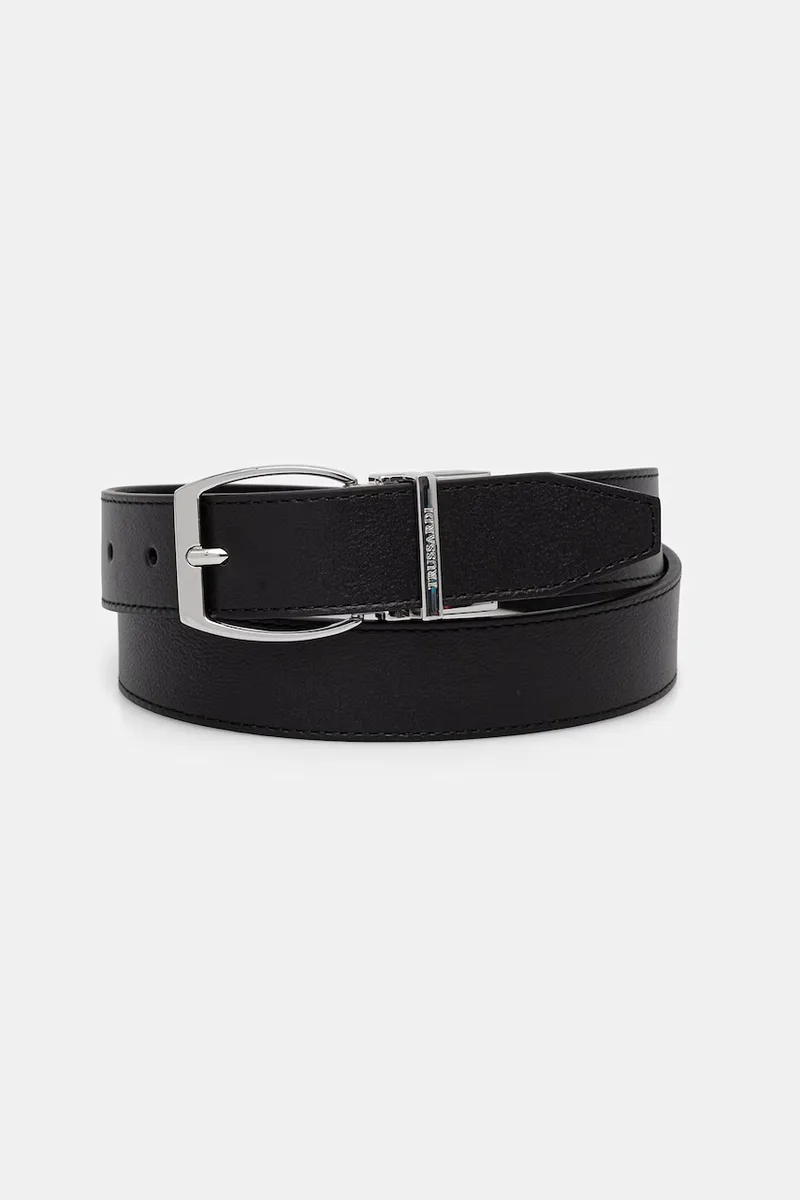Αναστρέψιμη δερμάτινη ζώνη Trussardi