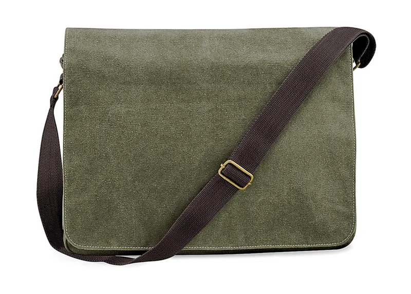 Τσάντα Ταχυδρόμου QD610 Quadra Desert Canvas Vintage Military Green