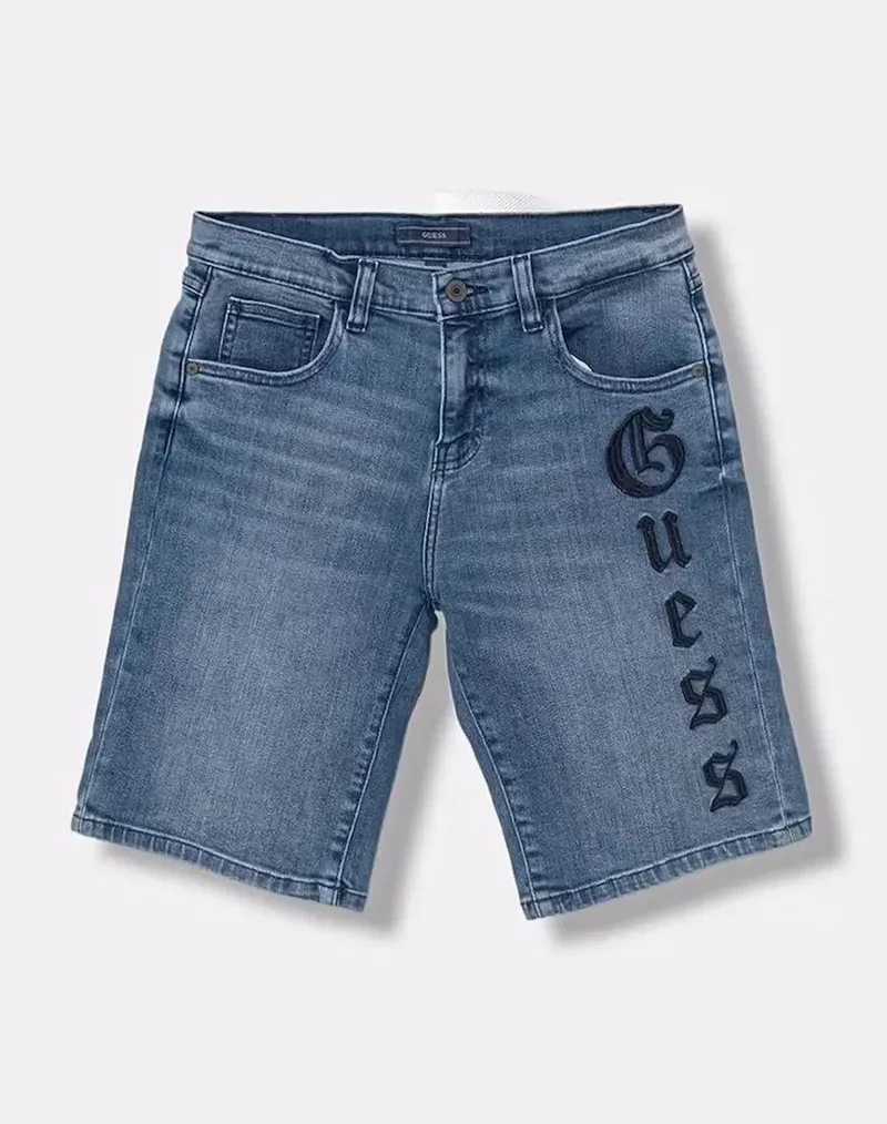 GUESS COMFORT DENIM SHORTS ΣΟΡΤΣ ΠΑΙΔΙΚΟ BOY L6GD11D4GV0-ICSU DenimBlue