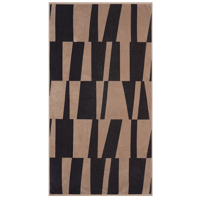 Πετσέτα Θαλάσσης 80X160 Nef Nef Inception Sand/Anthracite (80x160)