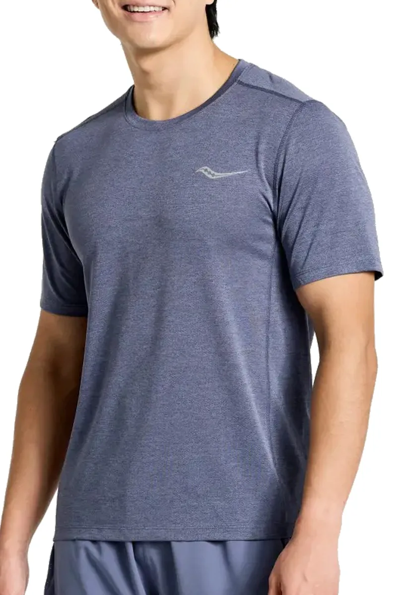 Μπλούζα Κοντομάνικη Saucony Stopwatch SAM800278-HZH Ανδρικό