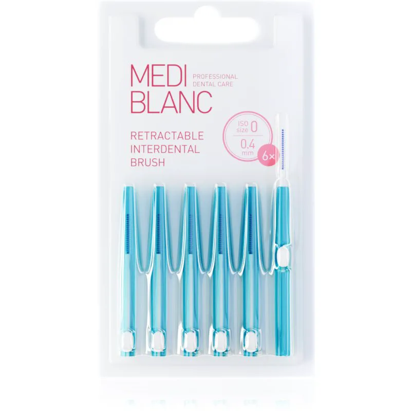 MEDIBLANC Interdental TB Pull Out System 0.4 mm αναδιπλούμενο μεσοδόντιο βουρτσάκι 6 τμχ