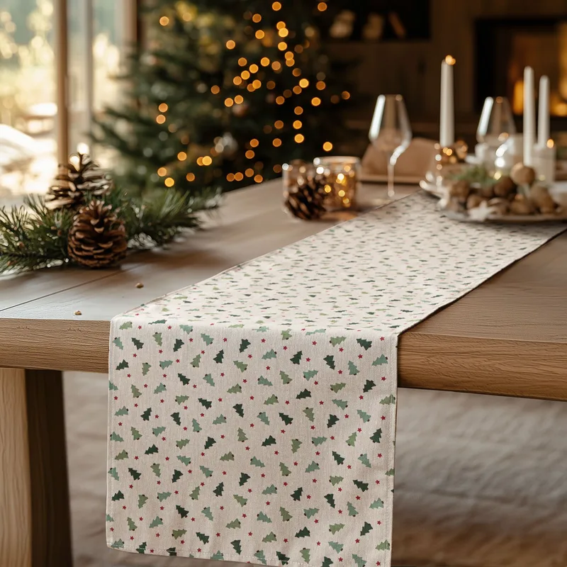 Beauty Home ΡΑΝΝΕΡ ΜΙΝΙ ΧΡΙΣΤΟΥΓΕΝΝΙΑΤΙΚΑ ΔΕΝΤΡΑ 32 cm x 1,5 m