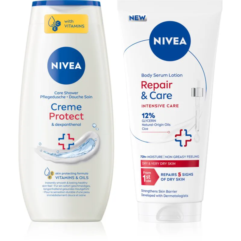 NIVEA Creme Protect Σετ για ξηρό δέρμα