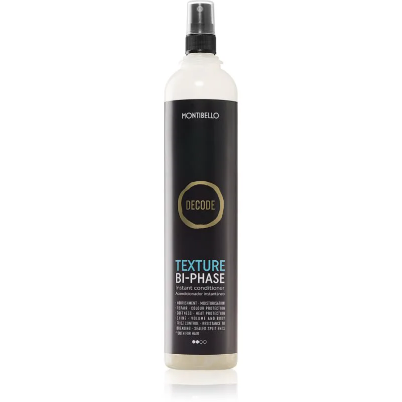 Montibello Decode Texture BI-PHASE κοντίσιονερ χωρίς ξέβγαλμα για εύκολο χτένισμα μαλλιών 400 ml
