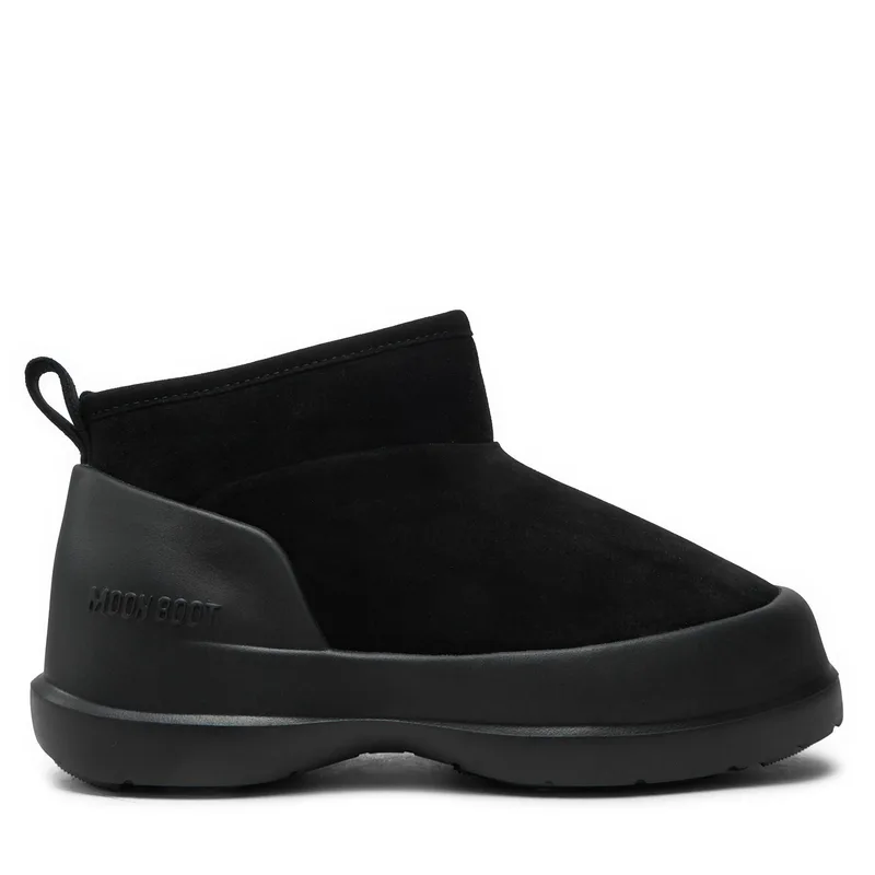 Μπότες Χιονιού Moon Boot Luna Low Suede Boot 80D2480040 Μαύρο
