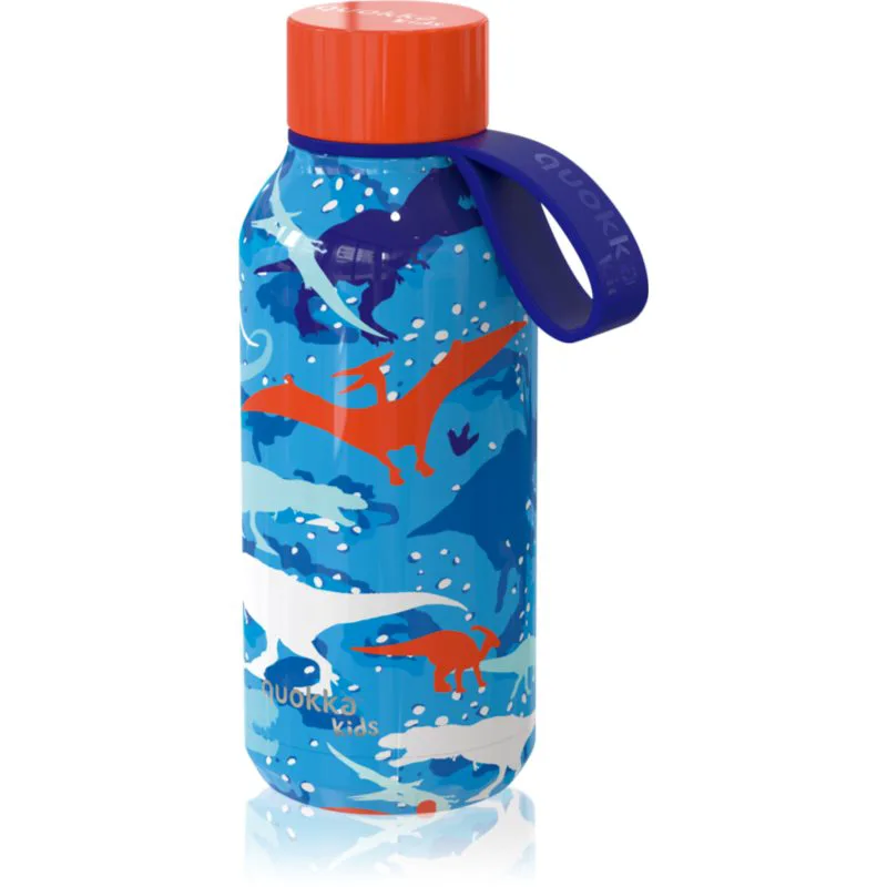 Quokka Solid Kids θερμός με άγκιστρο Dinosaur 330 ml