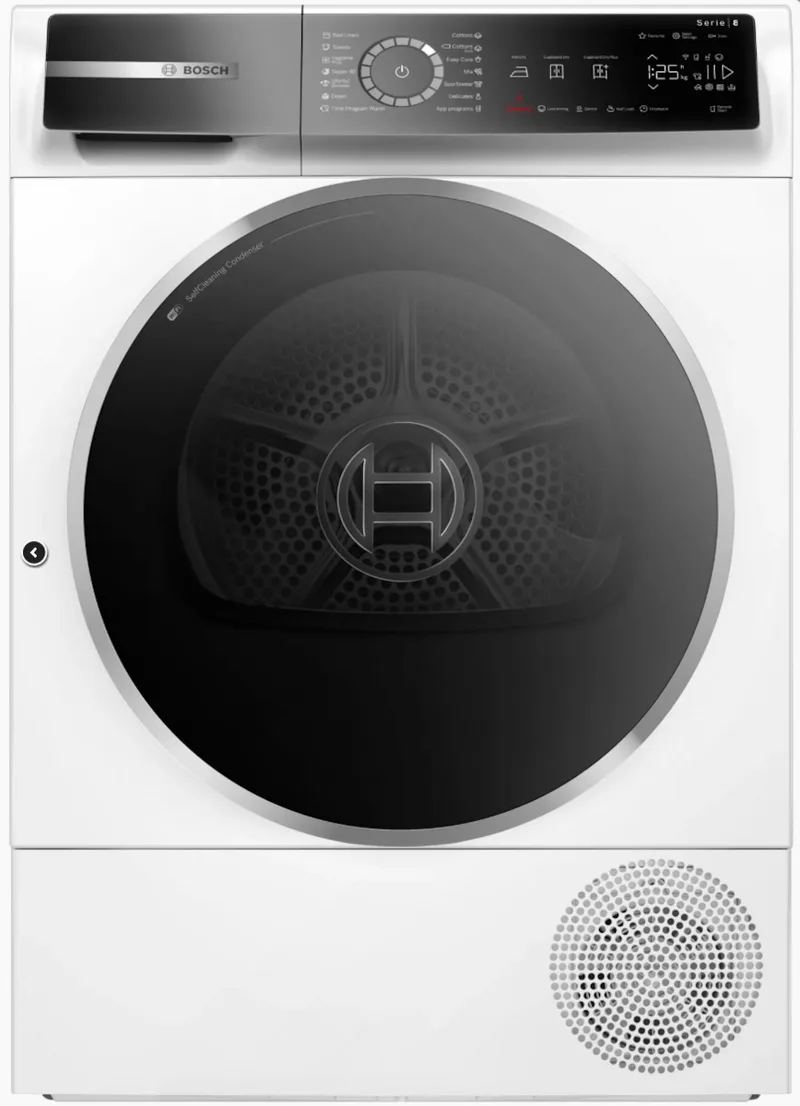 Bosch WQB245A0BY Στεγνωτήριο 9kg με Αντλία Θερμότητας, A+++, Λευκό WQB245A0BY