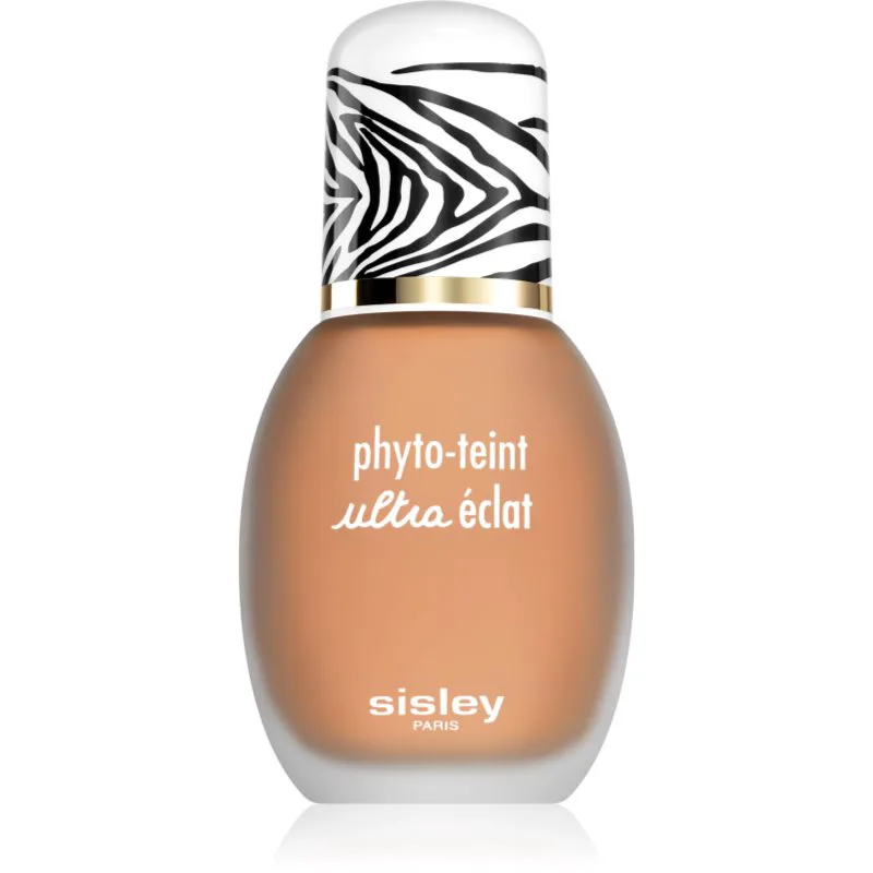 Sisley Phyto-Teint Ultra Eclat μακράς διαρκείας ρευστό μεικ απ για λαμπρή επιδερμίδα απόχρωση 3W2 Hazel 30 ml