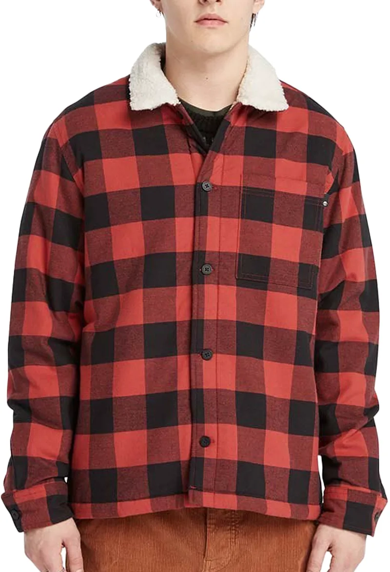 Πουκάμισο Μακρυμάνικο Timberland Buffalo Overshirt TB0A6FWN-DW81-Chili Oil Ανδρικό