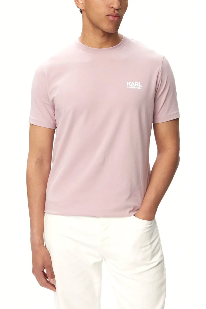 KARL LAGERFELD T-SHIRT CREWNECK LOGO ΛΙΛΑ