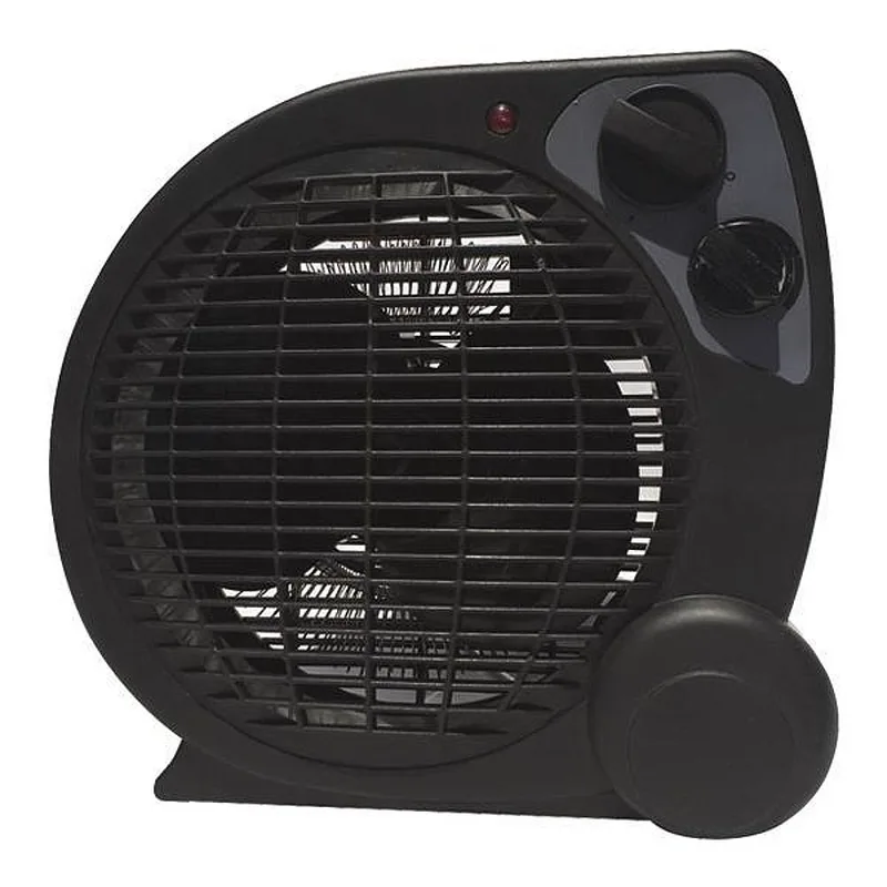 Αερόθερμο Δωματίου EUROLAMP 300-41205 Μαύρο 1000W/2000W