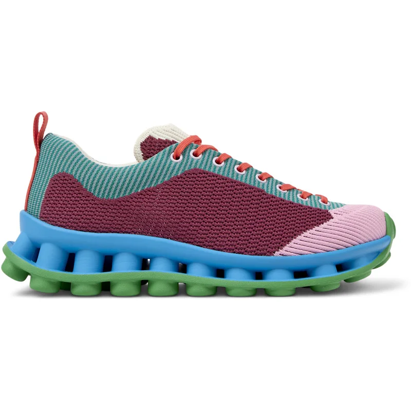 CAMPER Camper x SUNNEI - PELOTISSIMA - Sneakers Για Ανδρικα - Μπορντό,Πράσινο,Ροζ, Μέγεθος 39, Cotton fabric